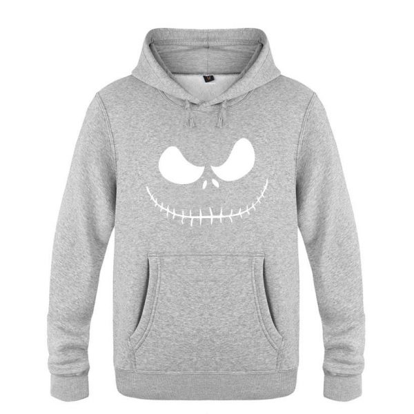 Nightmare Before Christmas Jack Hoodies - Nightmare Before Christmas Hoodies - Cool Jack White Eyes Christmas Hoodie