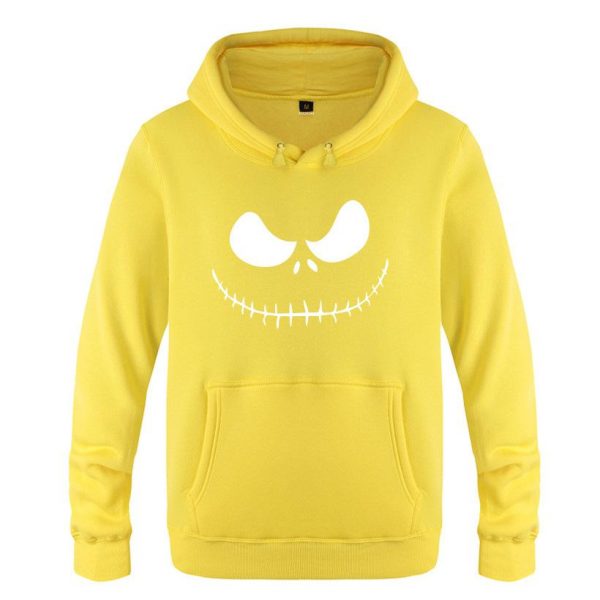 Nightmare Before Christmas Jack Hoodies - Nightmare Before Christmas Hoodies - Cool Jack White Eyes Christmas Hoodie