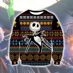 Nightmare Before Christmas Jack Hoodies - Nightmare Before Christmas Hoodies - Cool Knitting Pattern 3D Ugly Christmas Hoodie
