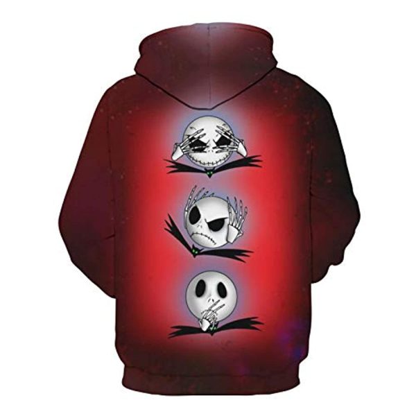 Nightmare Before Christmas Jack Skellington Hooded Sweatshirt Hoodie
