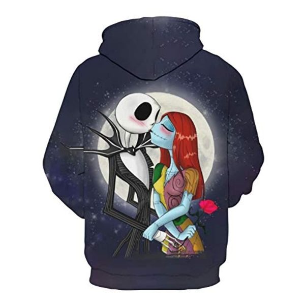 Nightmare Before Christmas Jack Skellington Print Hoodie