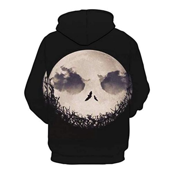 Nightmare Before Christmas Jack Skellington Print Hoodie Aadult