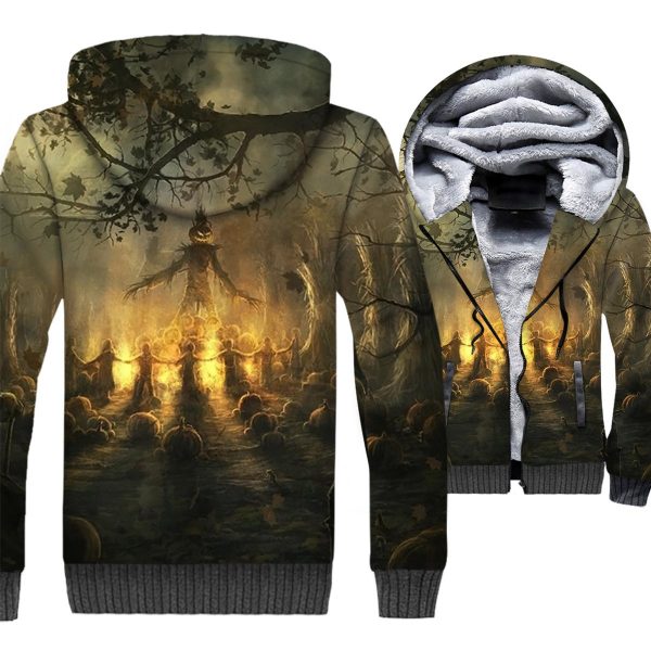 Nightmare Before Christmas Jackets - Nightmare Before Christmas Series Evil Scarecrow 3D Fleece Jacket