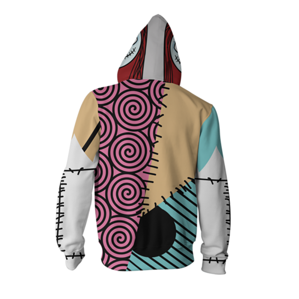 Nightmare Before Christmas Sally Hoodies - Nightmare Before Christmas Hoodies - Sally Couple Zip Up Hoodie