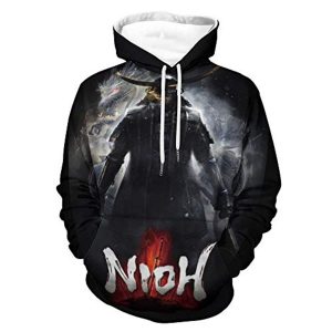 NIOH Hoodies - Casual Pullover 3D Print Sweatshirt Hooded Long Sleeve with Pocket