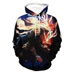 NIOH Hoodies - Casual Pullover 3D Print Sweatshirt Hooded Long Sleeve with Pocket