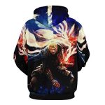 NIOH Hoodies - Casual Pullover 3D Print Sweatshirt Hooded Long Sleeve with Pocket