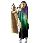 Northern Lights Hooded Blanket - Aurora Cool Blanket