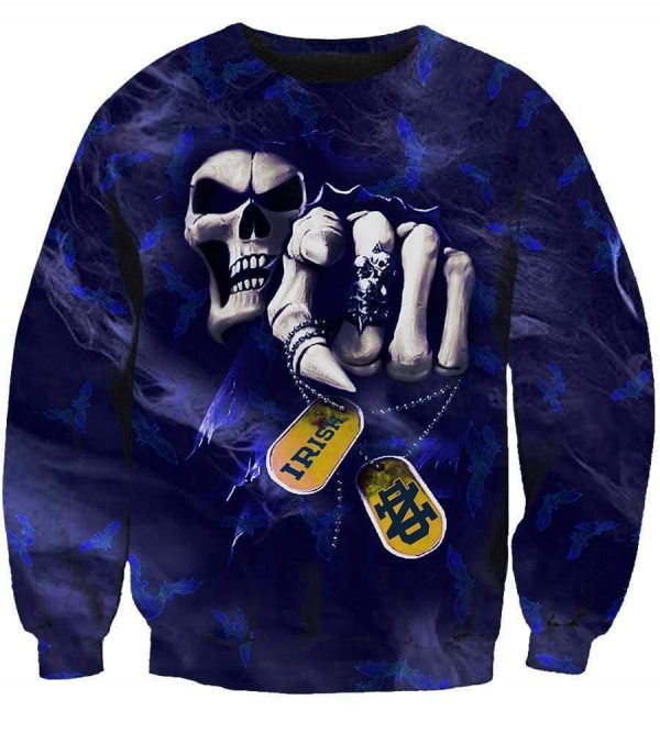 Notre Dame Fighting Irish Hoodies - Pullover Black Hoodie