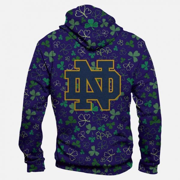 Notre Dame Fighting Irish Hoodies  - Pullover Blue Hoodie