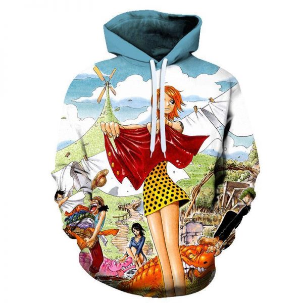 One Piece 3D Print Hoodies - Anime Sweatshirts Pullovers