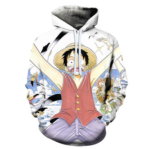 One Piece 3D Print Pullovers - Anime Sweatshirts Hoodies