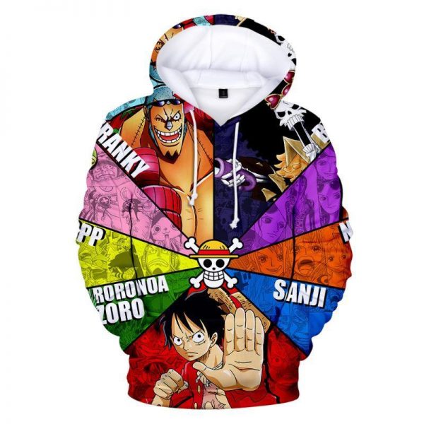 One Piece 3D Printed Hoodies - Men/women Long Sleeve Hooded Sweatshirts