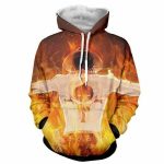 One Piece Fire Fist Ace 3D Printed Hoodie