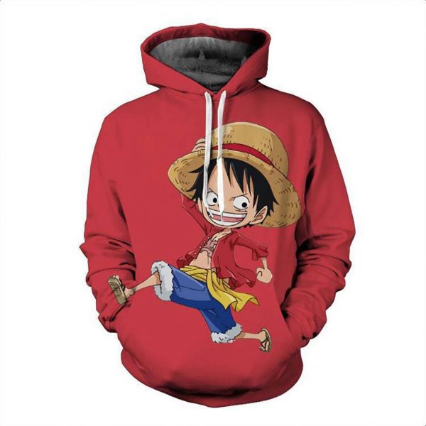 One Piece Hoodie - Monkey D. Luffy Pullover Hoodie