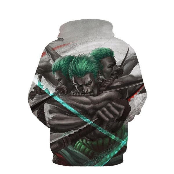 One Piece Hoodie - Zoro Pullover Hoodie