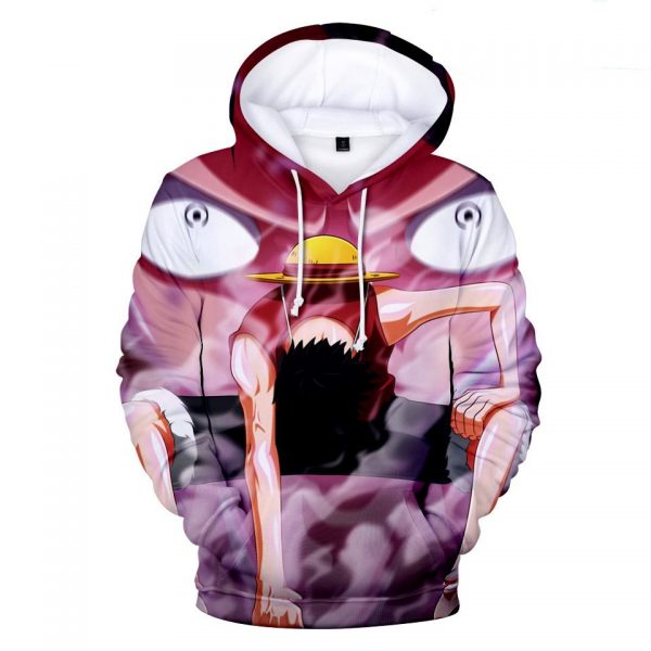 One Piece Hoodies - One Piece Series Anime Anger LUFFY Super Cool Hoodie