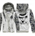 One Piece Jackets - Solid Color One Piece Anime Series One Piece Anime Character Super Cool Fleece Jacket
