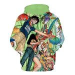 One Piece Luffy 3D Printed Hoodie - Anime Unisex Pullover Sweatshirt