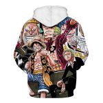 One Piece Luffy 3D Printed Hoodie - Unisex Anime Pullover Sweatshirt