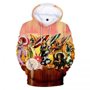One Piece Luffy Hoodies - Anime 3D Men's Hooded Sweatshirt