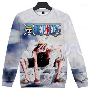 One Piece Luffy Pullover - Cartoon 3D Print Sweatshirts