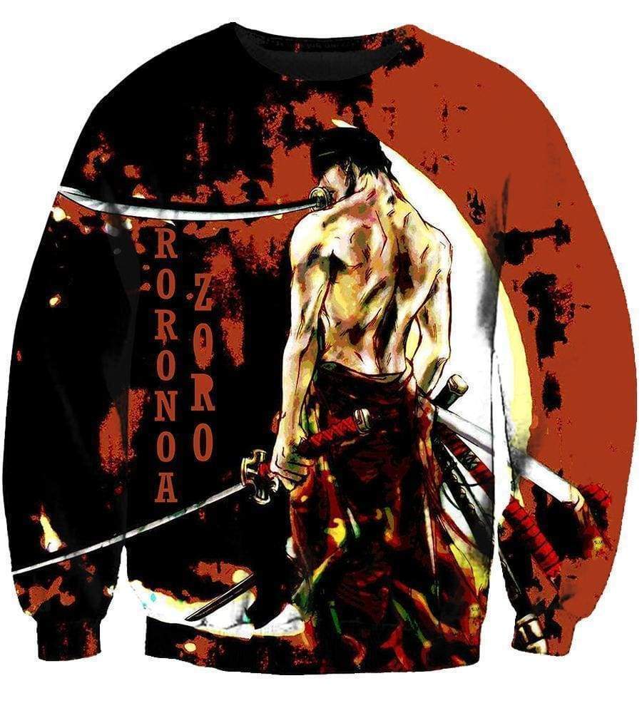 One Piece Roroya Sauron Hoodies - Pullover Red Bleed Hoodie - Anime Hoodie  Shop