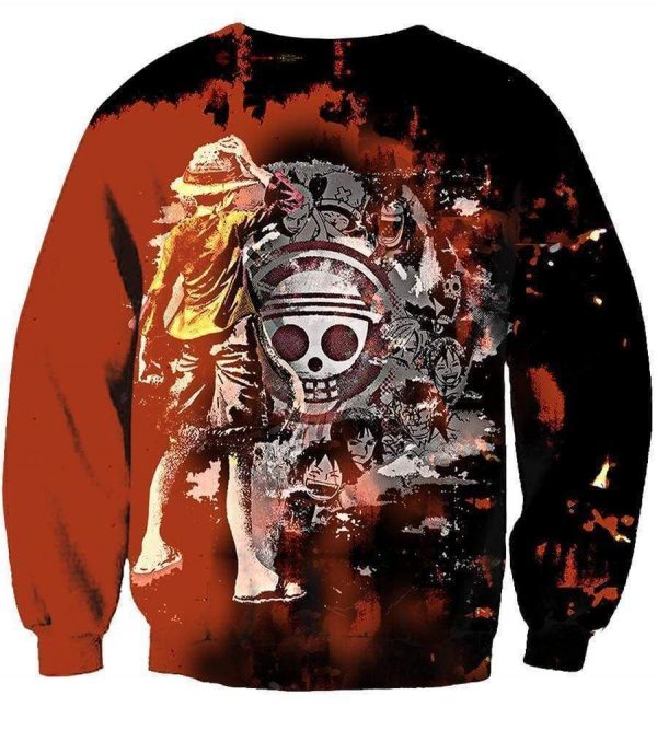 One Piece Roroya Sauron Hoodies - Pullover Red Bleed Hoodie