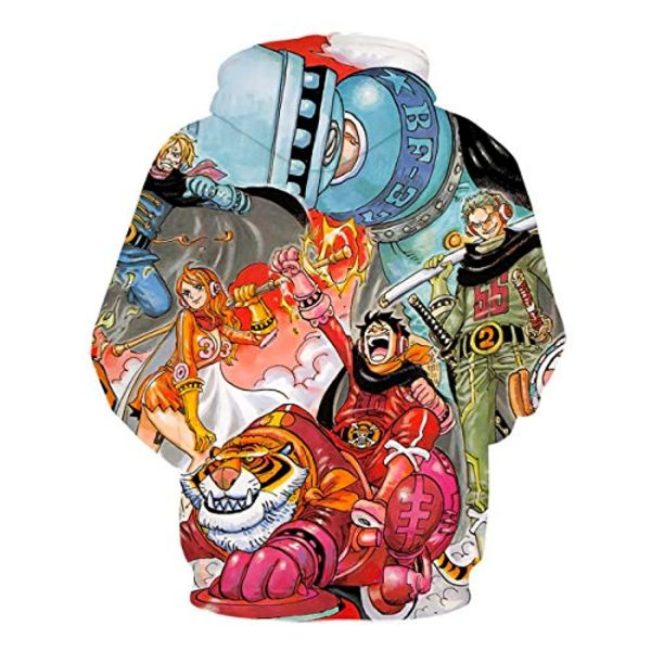 One Piece Unisex Anime 3D Printed Hoodie