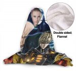 One Punch Man Hooded Blanket - Anime Nap Throw Printed Blanket