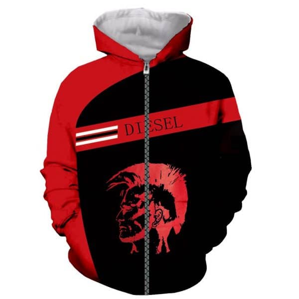 Only The Brave 3D Printed Funny Fashion Long Sleeves Hoodies