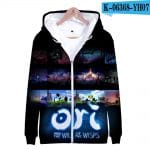 Ori and the Will of the Wisps 3D Printed Zipper Hoodies
