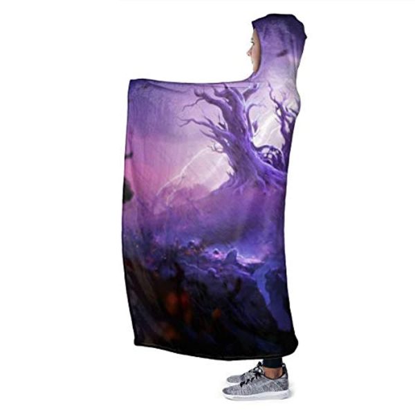 Ori and The Will of The Wisps Hooded Blanket - 3D Print Warm Adult Blanket