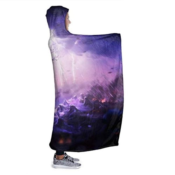 Ori and The Will of The Wisps Hooded Blanket - 3D Print Warm Adult Blanket