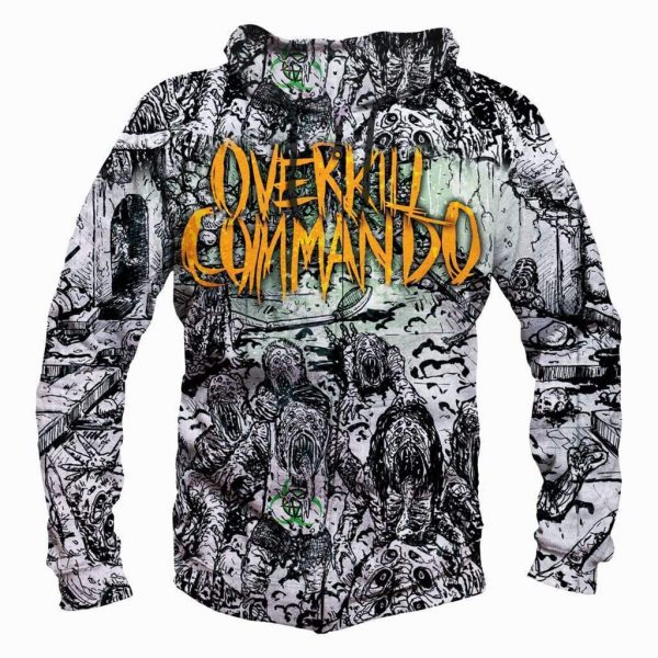 Overkill Hoodies - Pullover Black Hoodie