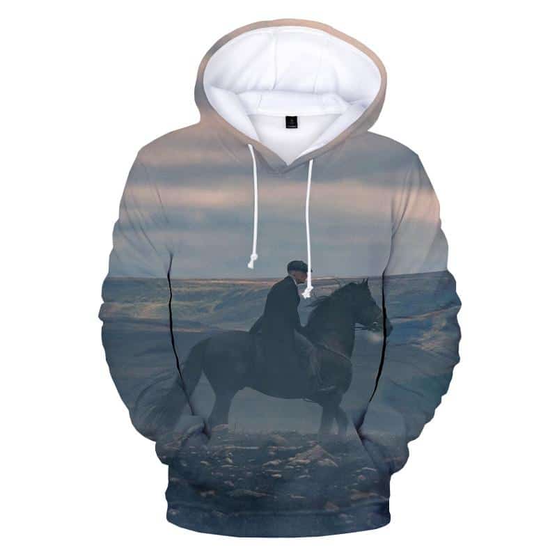 Oversized 3D Printed Hoodie - Fashion Peaky Blinders Pullover Sportswear