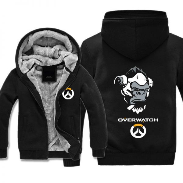Overwatch Death Winston Jackets - Black Super Cool Jacket