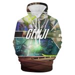 Overwatch Hoodie - Genji 3D Print Hooded Pullover Sweatshirt