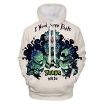 Overwatch Hoodie - Junkrat 3D Print White Hooded Pullover Sweatshirt