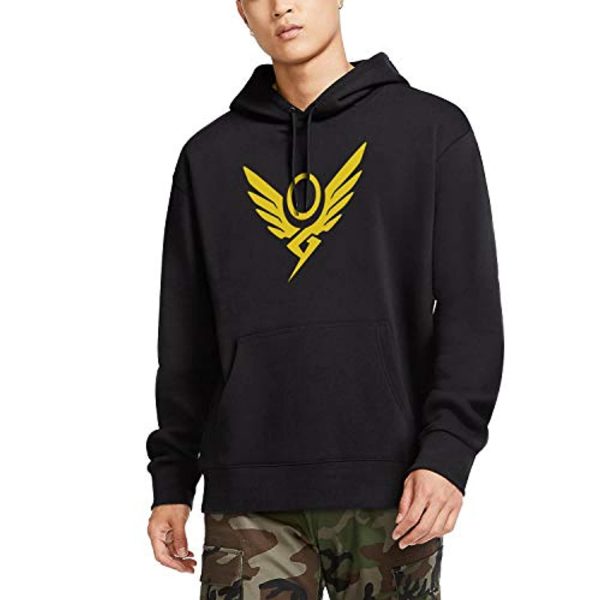 Overwatch Hoodie - Mercy Black Hooded Pullover Sweatshirt