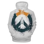 Overwatch Hoodie - Overwatch Logo 3D Print Hooded Pullover Sweatshirt