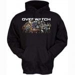 Overwatch Hoodie - Overwatch Team and Logo Premium Pullover Fleece Hoodie