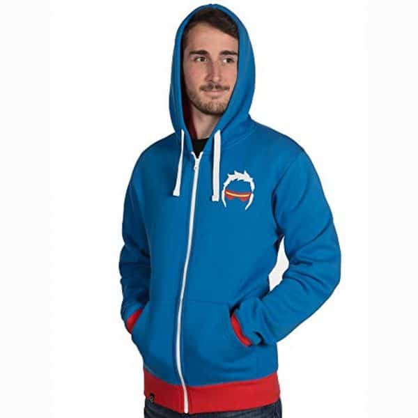 Overwatch Hoodie - Overwatch Ultimate Soldier: 76 Blue Zip-Up Hoodie