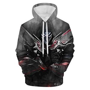 Overwatch Hoodie - Reaper 3D Print Hooded Pullover Sweatshirt