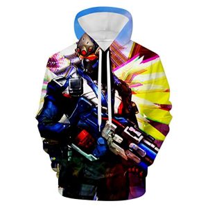 Overwatch Hoodie - Soldier: 76 3D Print Hooded Pullover Sweatshirt
