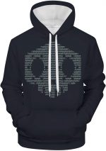 Overwatch Hoodie - Sombra 3D Print Black Hooded Pullover Sweatshirt