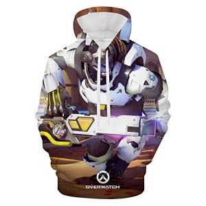 Overwatch Hoodie - Winston 3D Print Hooded Pullover Sweatshirt