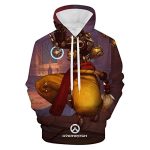 Overwatch Hoodie - Zenyatta 3D Print Hooded Pullover Sweatshirt