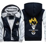 Overwatch Rat  Jackets - Zip Up Black Super Cool Jacket