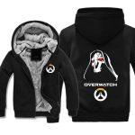 Overwatch Reaper Jackets - Zip Up Black Super Cool Jacket
